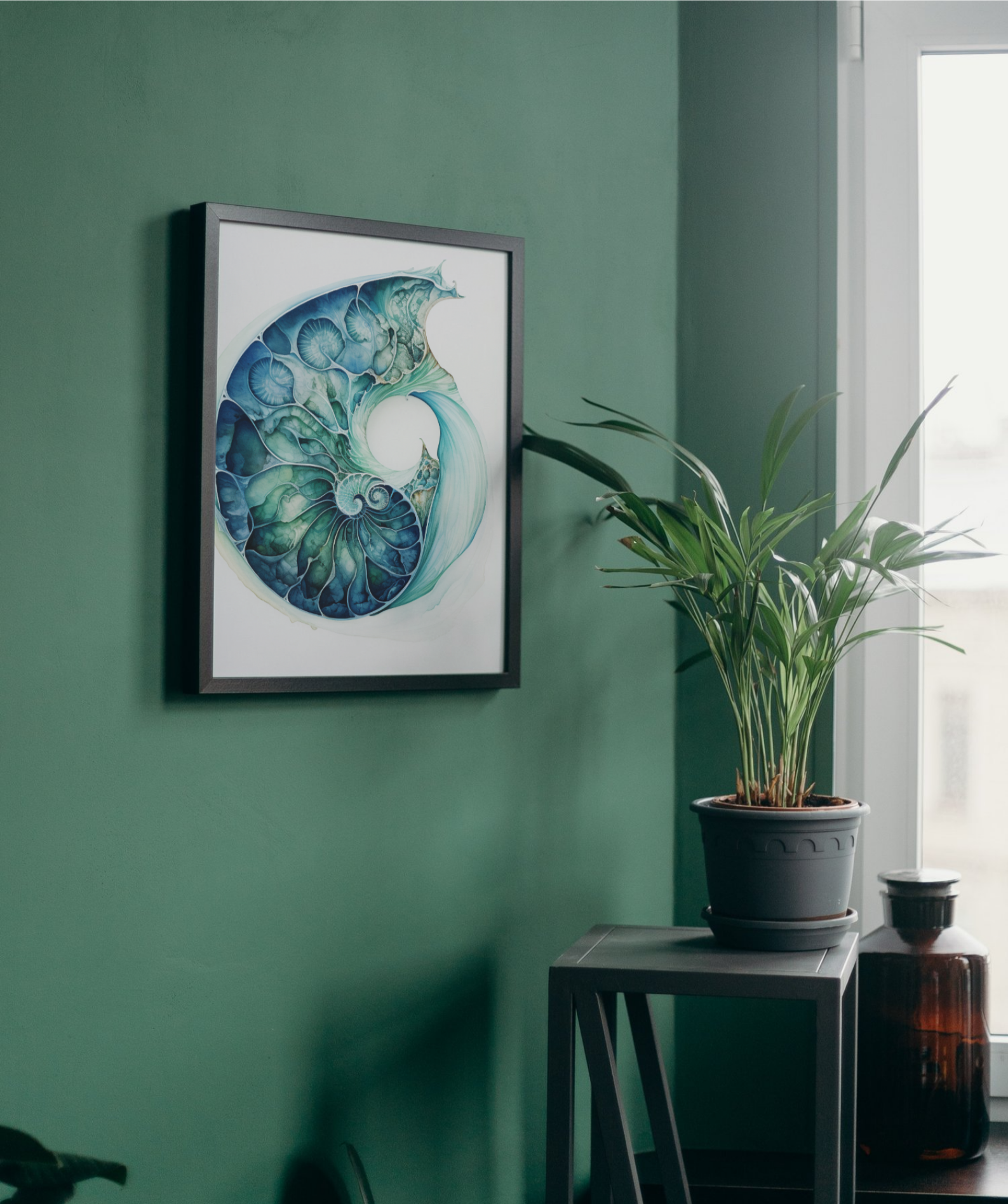 Abstract Cochlea – Green - Image 2