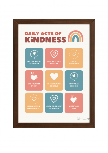 Daily Acts of Kindness Poster- Daily Acts of Kindness