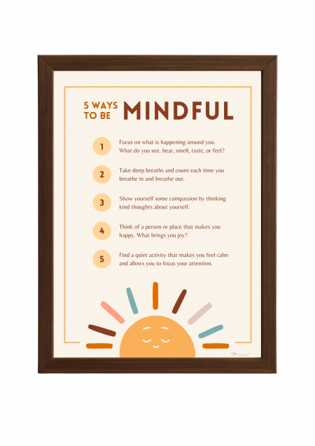 Moments of Mindfulness (Set of 4) Poster- Moments of Mindfulness (Set of 4)