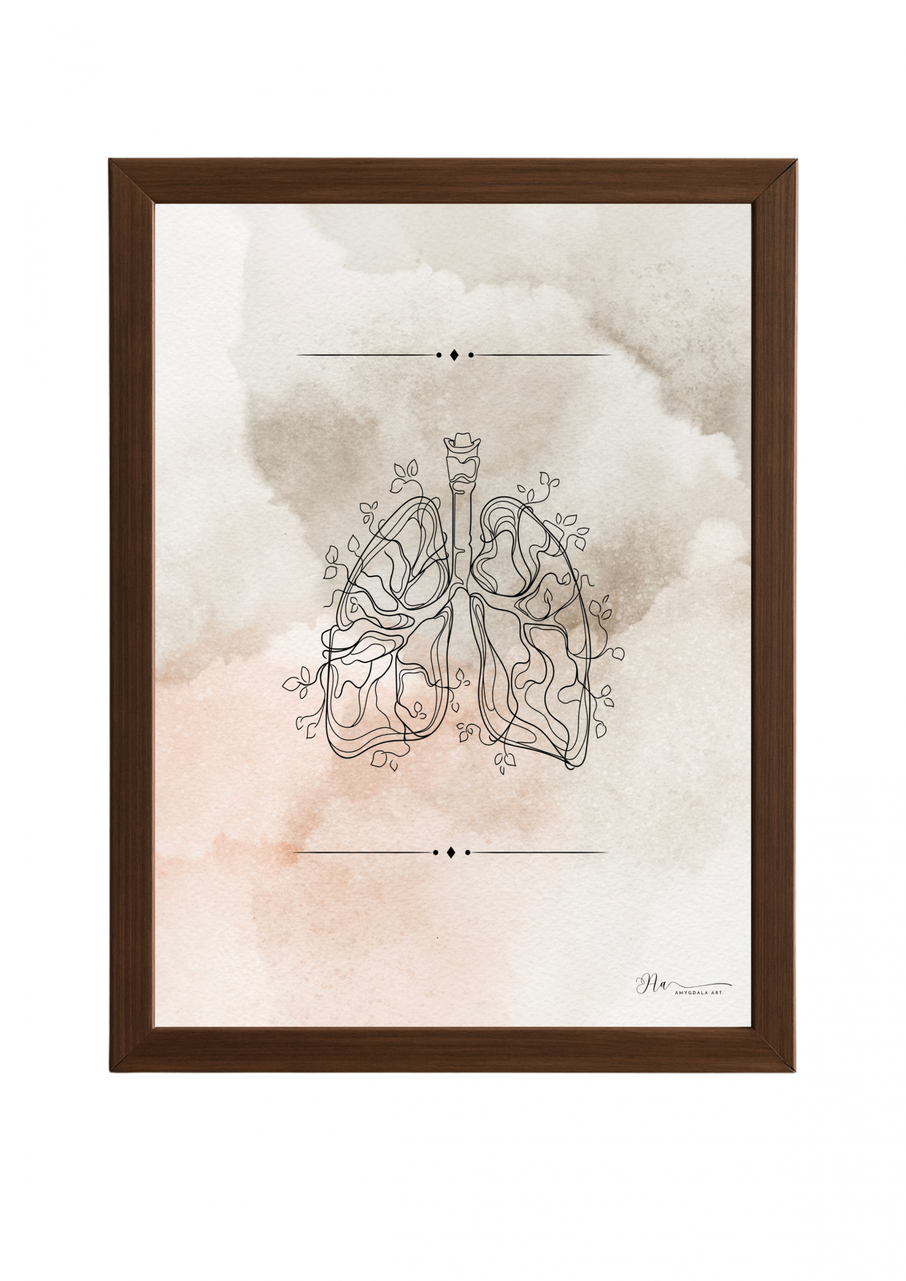 Poster- Bloom with Every Breath-Lungs