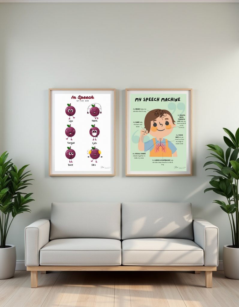 Speech Therapy posters wall art