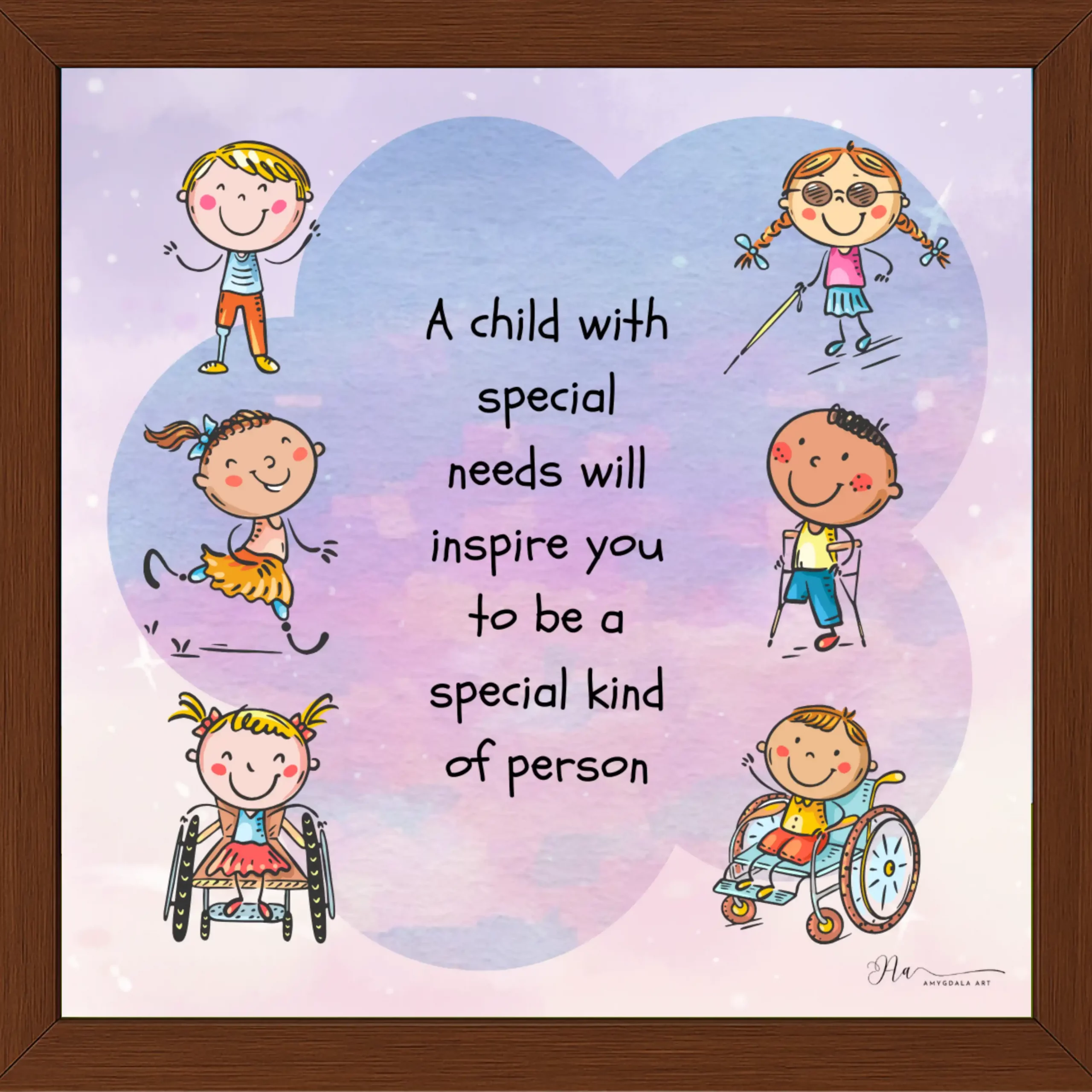A Child with Special Needs Awareness Poster